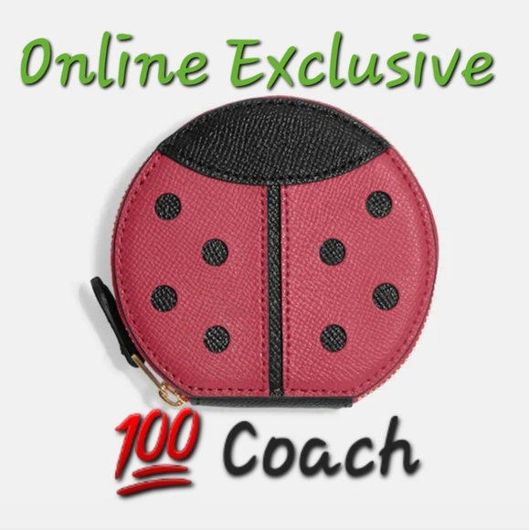 Coach Handbags - 🔥FIRE SALE🔥🐞👛 NWT‼️ Coach brand Ladybug Coin Pouch ●ONLINE EXCLUSIVE●